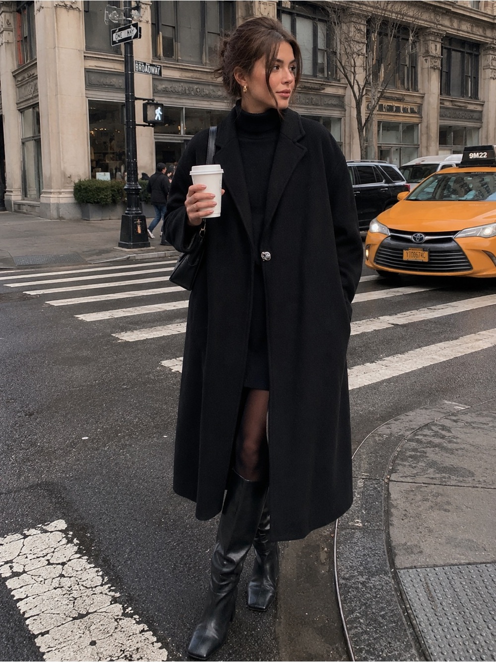 Rag & Bone Bridget Coatigan – Black – Size Medium – NWT